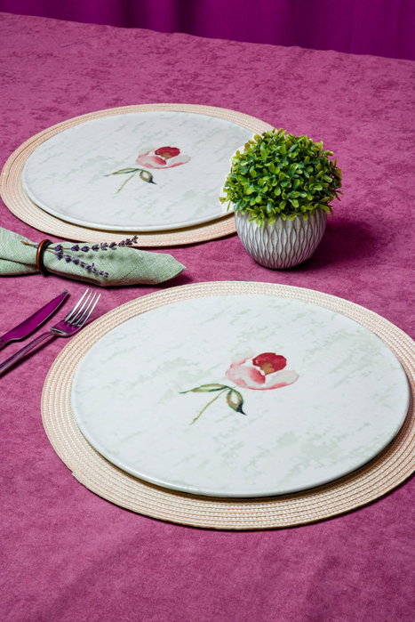 Hermia Juego de 2 Platos de Porcelana para Pizza de 32 cm Multicolor Hermia Juego de 2 Platos de Porcelana para Pizza de 32 cm Multicolor